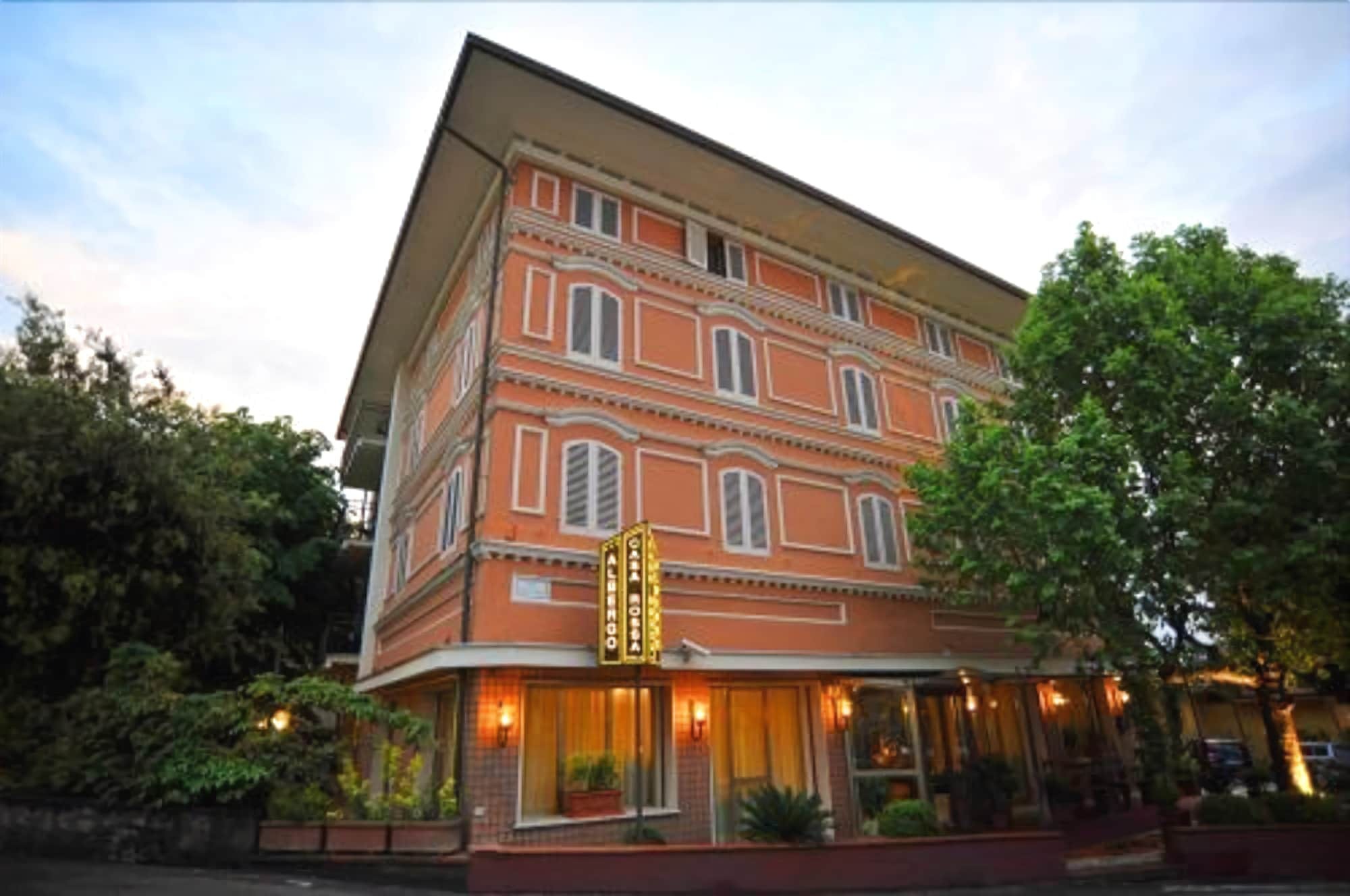 Hotel Casa Rossa Монтекатини-Терме Экстерьер фото